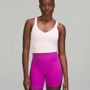 Lululemon Waist Length Align Tank Top - size 6. Colour is Strawberry Smoothie